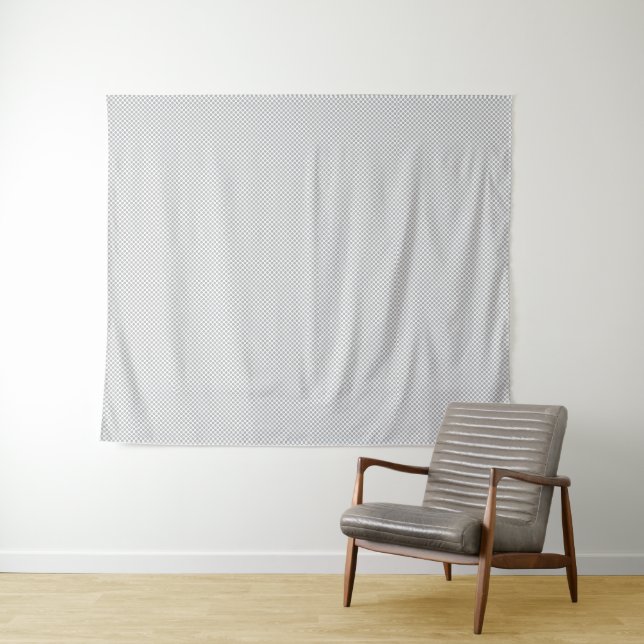 Modern Grey Polka Dot Event Sign Background Tapestry (In Situ (Horizontal))