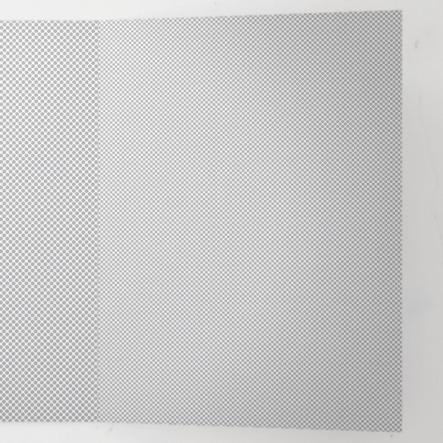 Modern Grey Polka Dot Event Sign Background Tri-Fold Invitation (Inside Last)