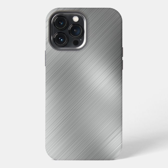 Modern Grey Texture Template iPhone Case (Back)