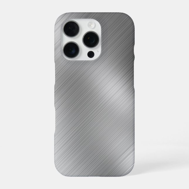Modern Grey Texture Template iPhone Case (Back)