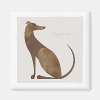 Modern Greyhound Portrait
