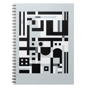 Modern Grid Abstract Notebook