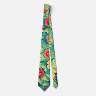 Modern Groomsmen Flower pattern Tie