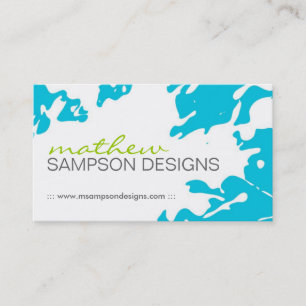 Modern Grunge Business Card