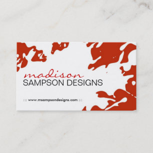 Modern Grunge Business Card