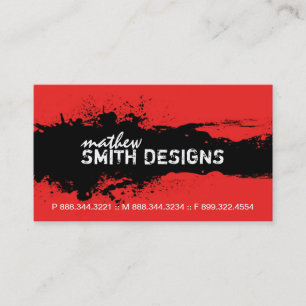 Modern Grunge Business Card