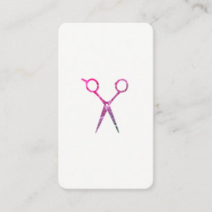 Modern Grunge Magenta Scissors Appointment