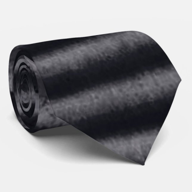 Modern Grunge Stripes Charcoal Black Tie (Creator Uploaded)