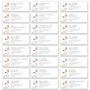 Modern Guest Address Labels