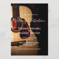 Modern Guitar Musical Musician Wedding