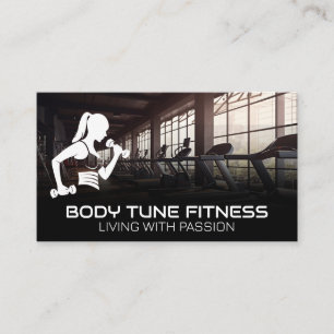 Modern Gym Fitness Logo Business Card