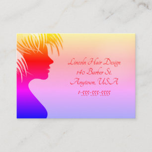 Modern Hair Design Business Cards