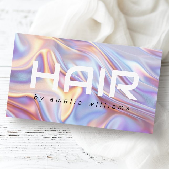 Modern hair hairdresser stylist business card (Modern hair hairdresser stylist business card)