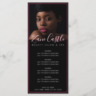 Modern Hair Salon Menu Price List