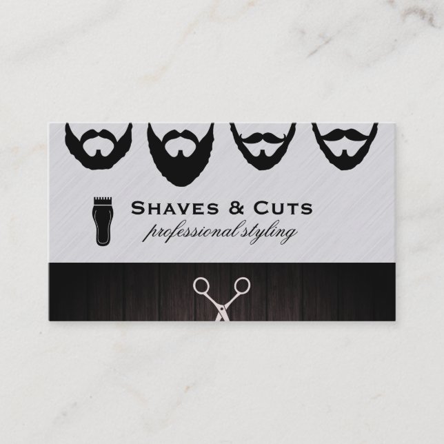 Modern Hair Stylist Appointment Card (Front)