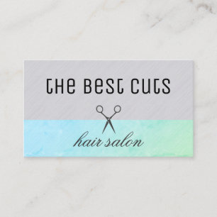 Modern Hair Stylist Appointment Card