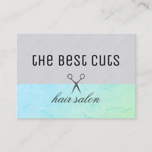 Modern Hair Stylist Appointment Card