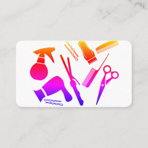 Modern Hair Stylist Business Card