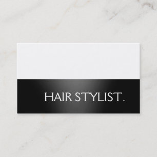 Modern Hair Stylist Professional Business Card