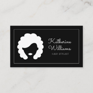 Modern Hairstylist Appointment Card