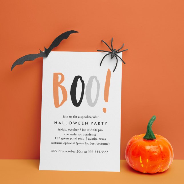 Modern Halloween Celebration Invitation (Creator Uploaded)