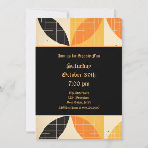 Modern Halloween Invitation