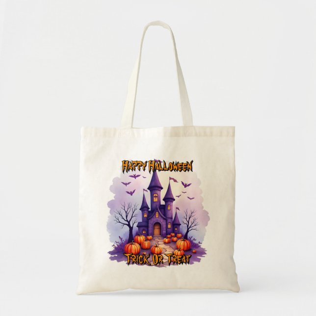 Modern Halloween Spooky Cute Collection Tote Bag (Front)