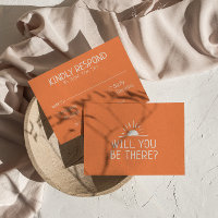 Modern Hand Drawn Western Desert Unique Wedding