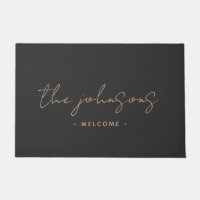 Modern Hand lettered Calligraphy Script Welcome