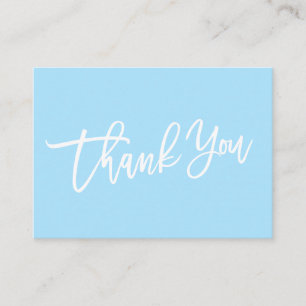 MODERN HAND LETTERED Thank you for your purchase Enclosure Card