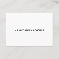Modern Hand Script Simple Template Professional