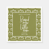 Modern hand written baby shower