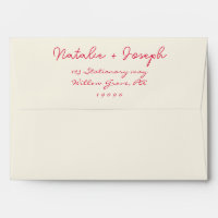 Modern Hand-Written Bright Fun Retro Wedding