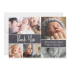 Modern Handlettering Photo Collage Baby Shower