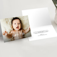 Modern Handlettering Simple Type Photo Baby