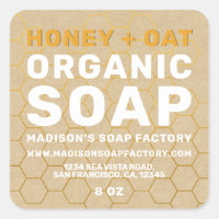 Modern Handmade Honey Oat Soap