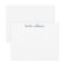 Modern Handwriting Blue Personalised Stationery