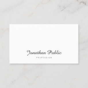 Modern Handwriting Name Script Elegant Template Business Card