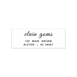 Modern Handwritten | Minimal Personalised Design Self-inking Stamp
