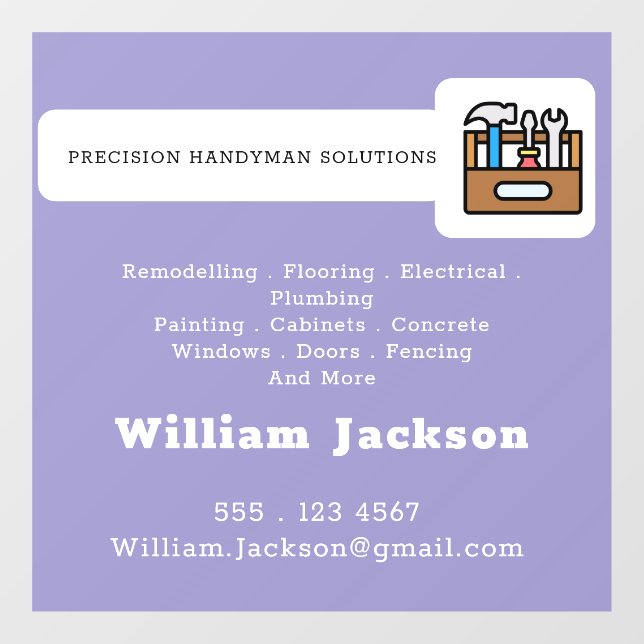 Modern handyman construction custom logo (Sheet)
