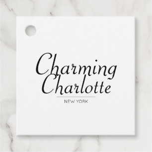 Modern Hang Tags, Clothing Label, Store Sale Favour Tags
