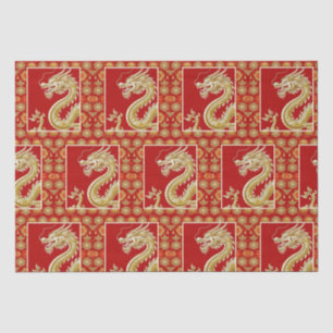 Modern Happy Chinese New Year modern asian pattern Tissue Paper