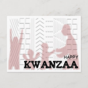 Modern Happy Kwanzaa Postcard