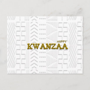 Modern Happy Kwanzaa Postcard