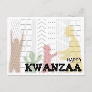 Modern Happy Kwanzaa Postcard