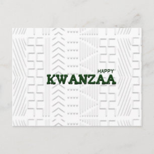 Modern Happy Kwanzaa Postcard