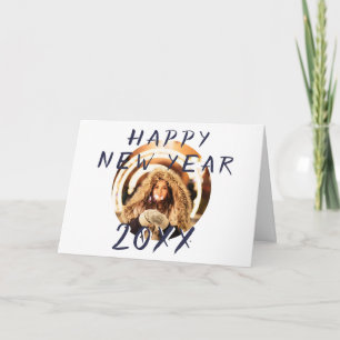 Modern Happy New Year 2023 Photo  Holiday Card