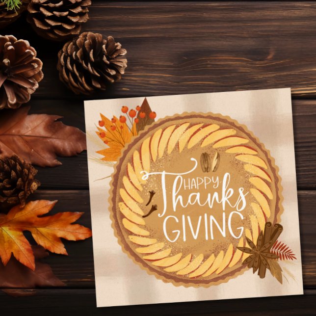 Modern Happy Thanksgiving Dinner Invitation (Creator Uploaded)