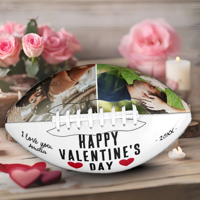 Modern Happy Valentine's Day Boyfriend 2 Photo  Football (Creator Uploaded)