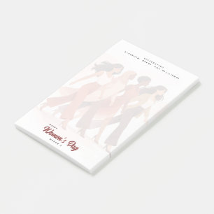 Modern Happy Women's Day Celebration March 8  Post-it Notes